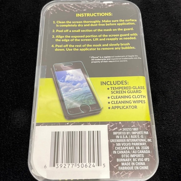 Cell Phone Screen Protectors x 4 (NWOT) - Picture 3 of 3
